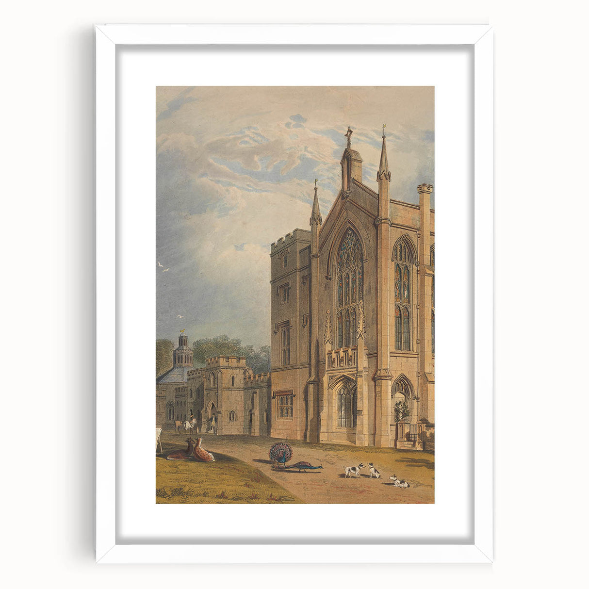 Romanticism Art - West Front of Cassiobury