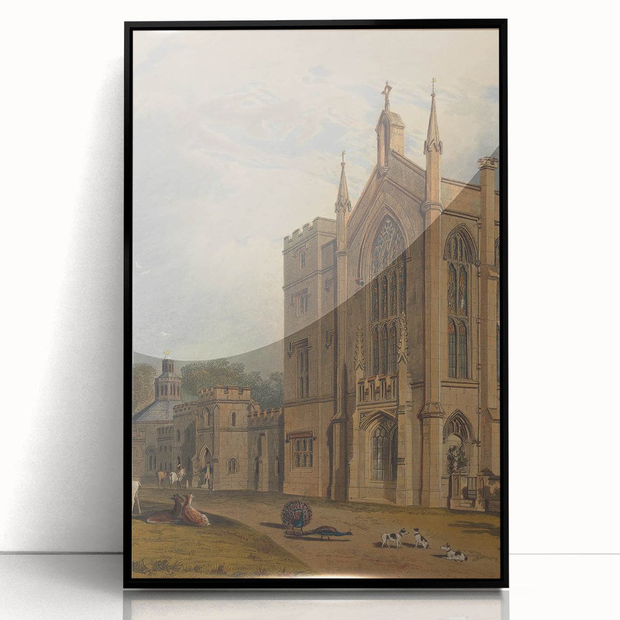 Romanticism Art - West Front of Cassiobury