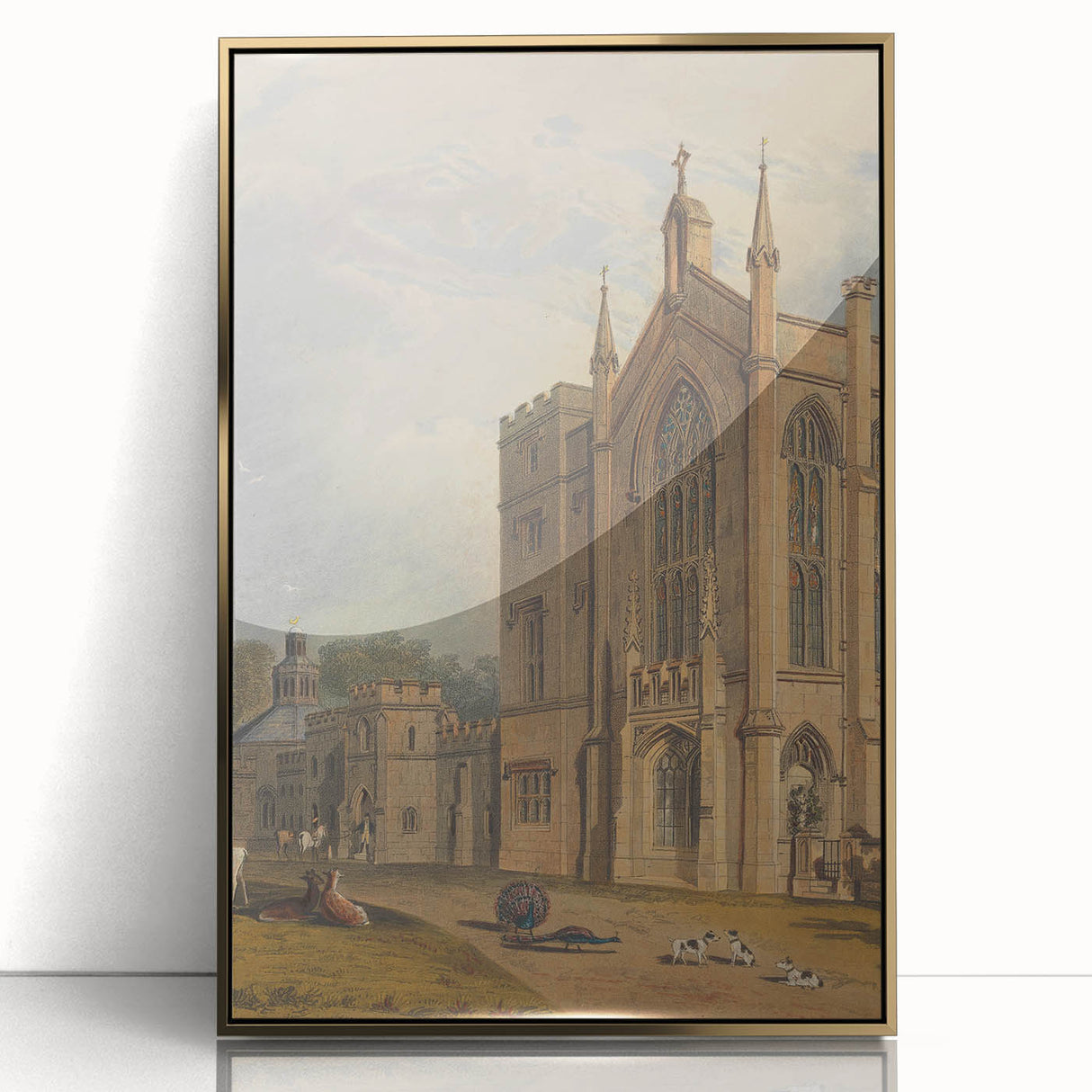 Romanticism Art - West Front of Cassiobury