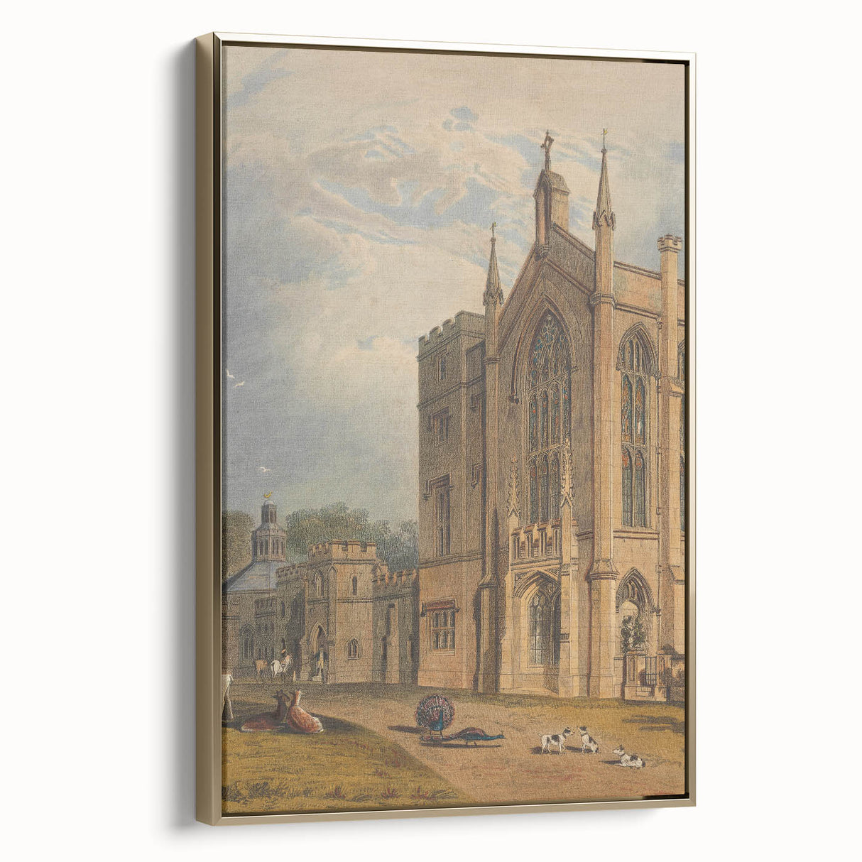 Romanticism Art - West Front of Cassiobury