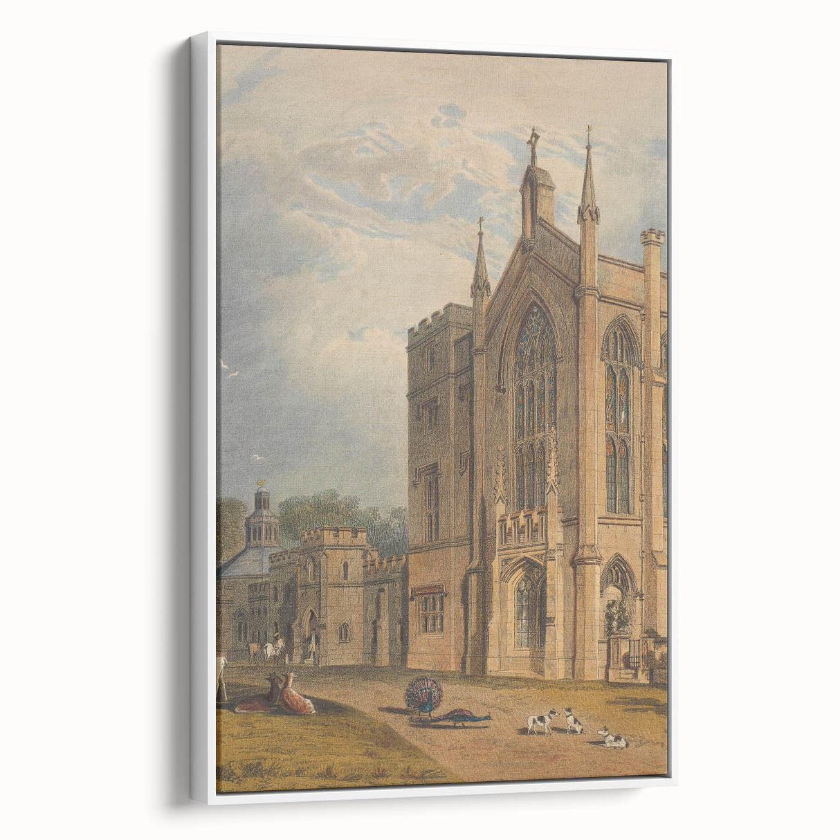 Romanticism Art - West Front of Cassiobury