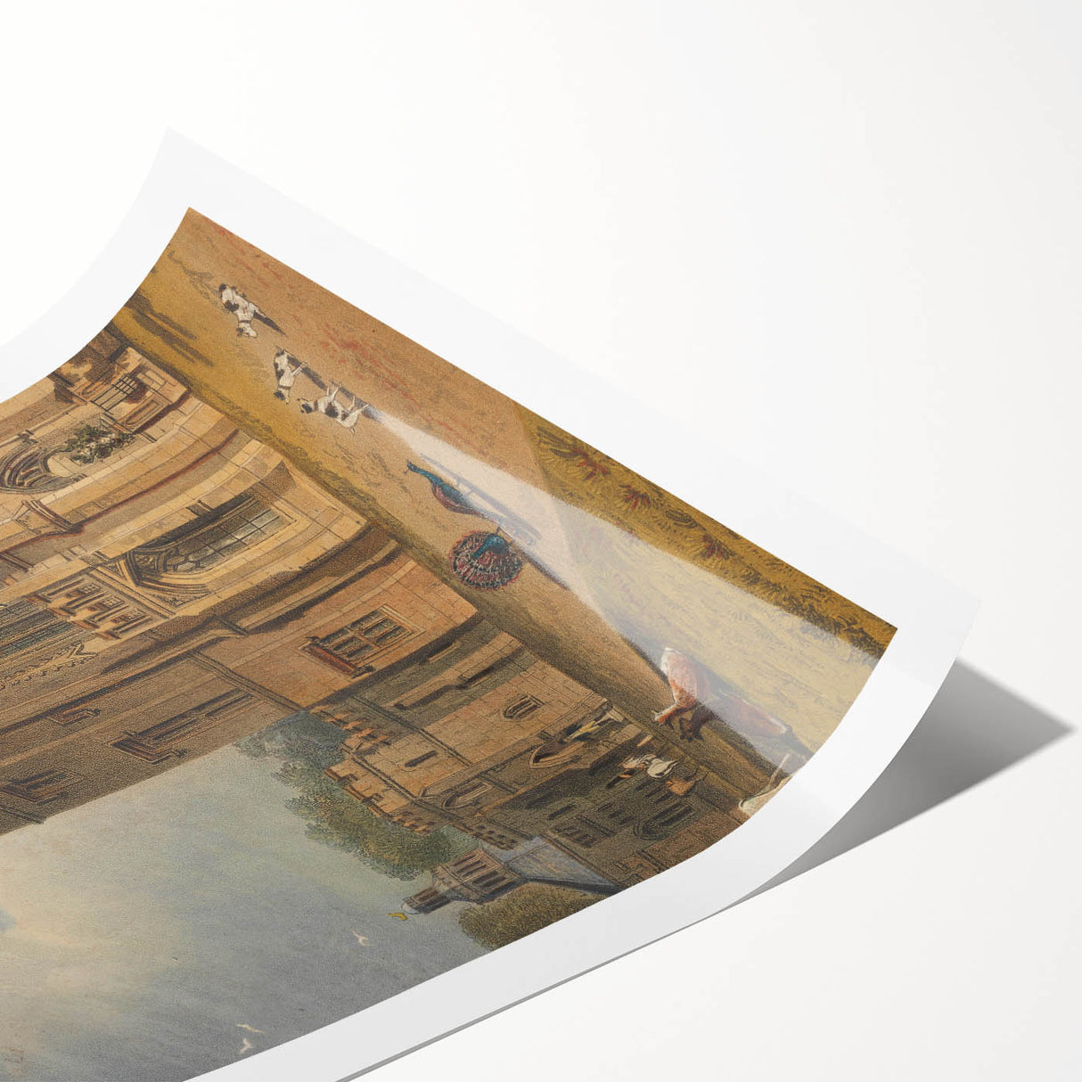 Romanticism Art - West Front of Cassiobury