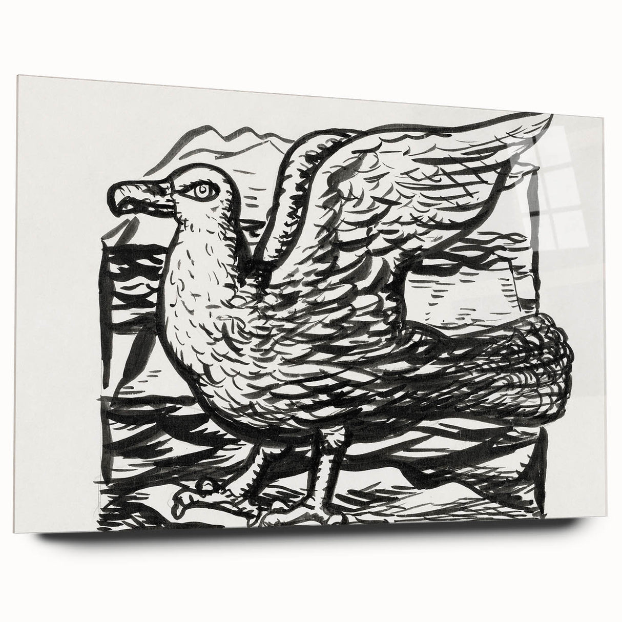 Expressionist Art - Seagull by Leo Gestel