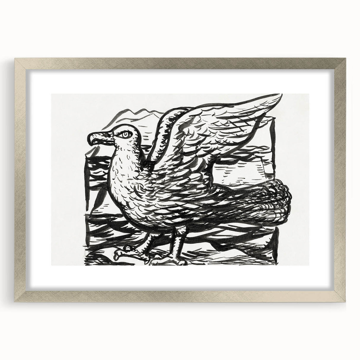 Expressionist Art - Seagull by Leo Gestel