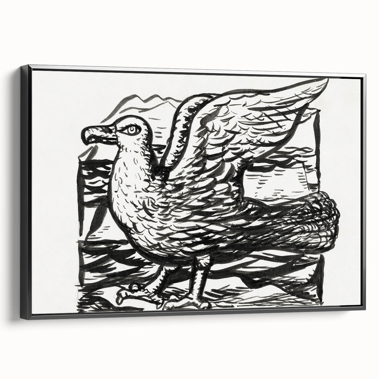 Expressionist Art - Seagull by Leo Gestel