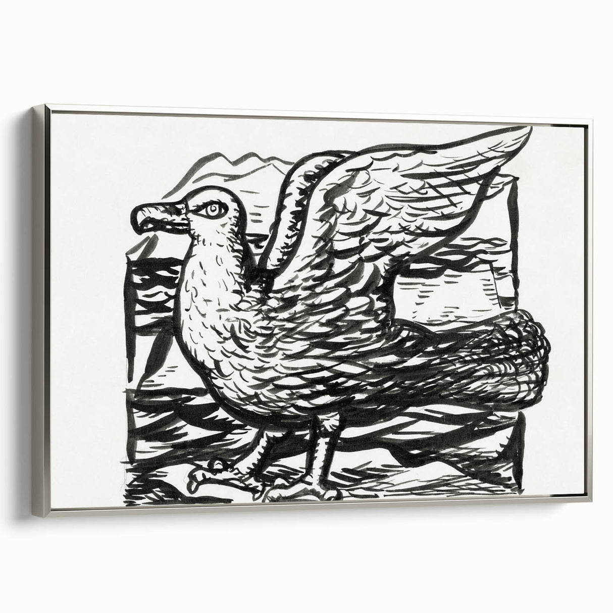 Expressionist Art - Seagull by Leo Gestel