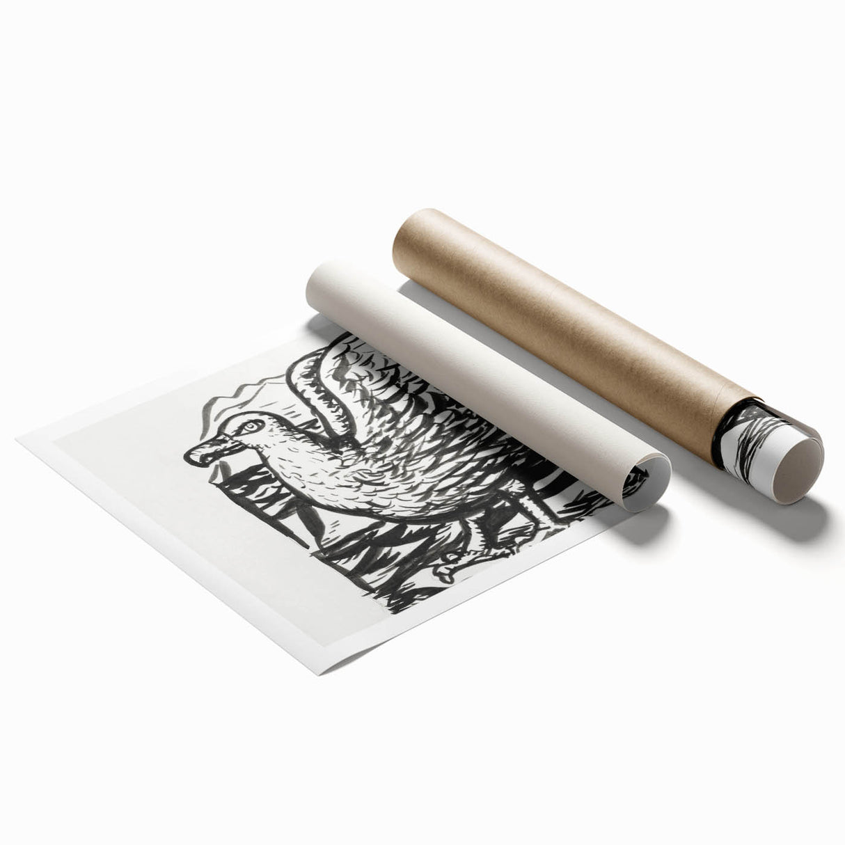 Expressionist Art - Seagull by Leo Gestel