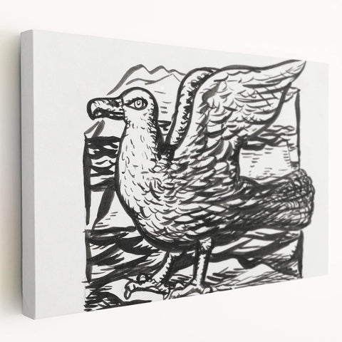 Expressionist Art - Seagull by Leo Gestel