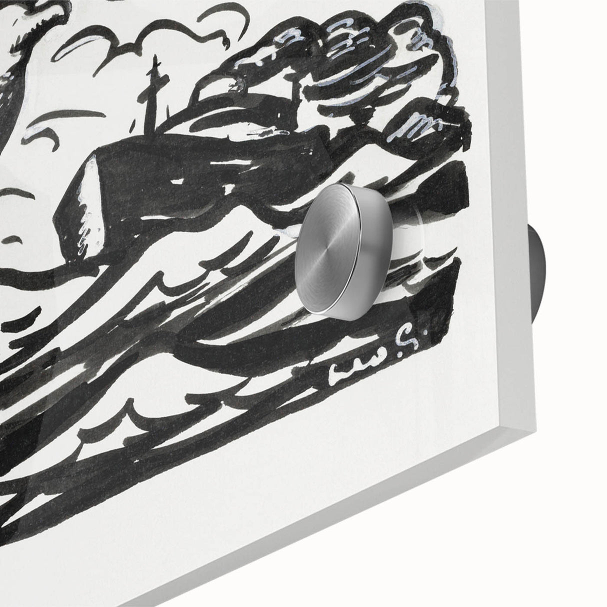 Expressionist Art - Seagull and Steamship at Sea by Leo Gestel