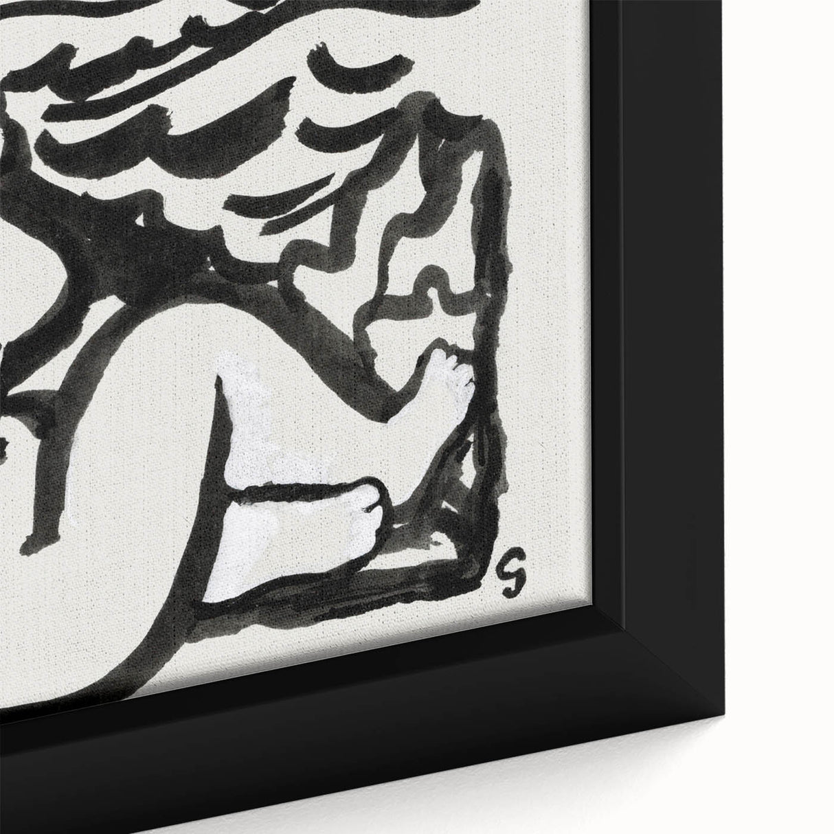 Expressionist Art - Seated Female Nude by Leo Gestel