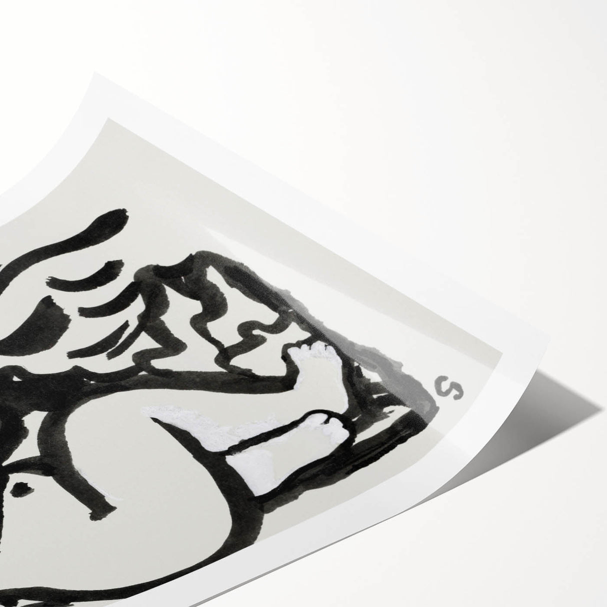 Expressionist Art - Seated Female Nude by Leo Gestel