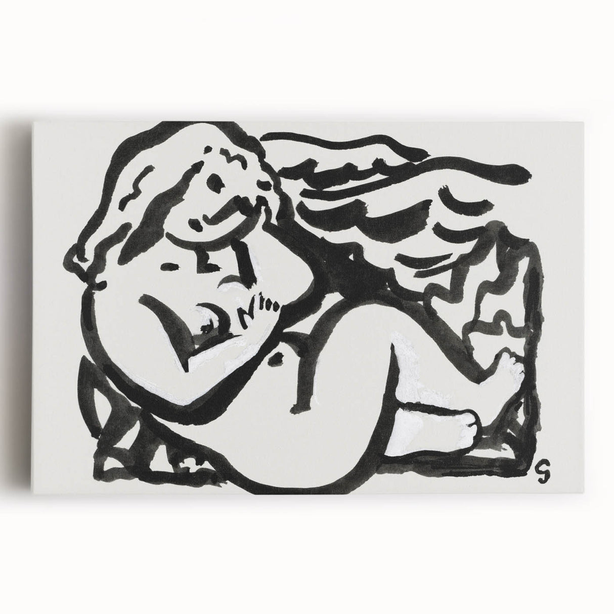 Expressionist Art - Seated Female Nude by Leo Gestel