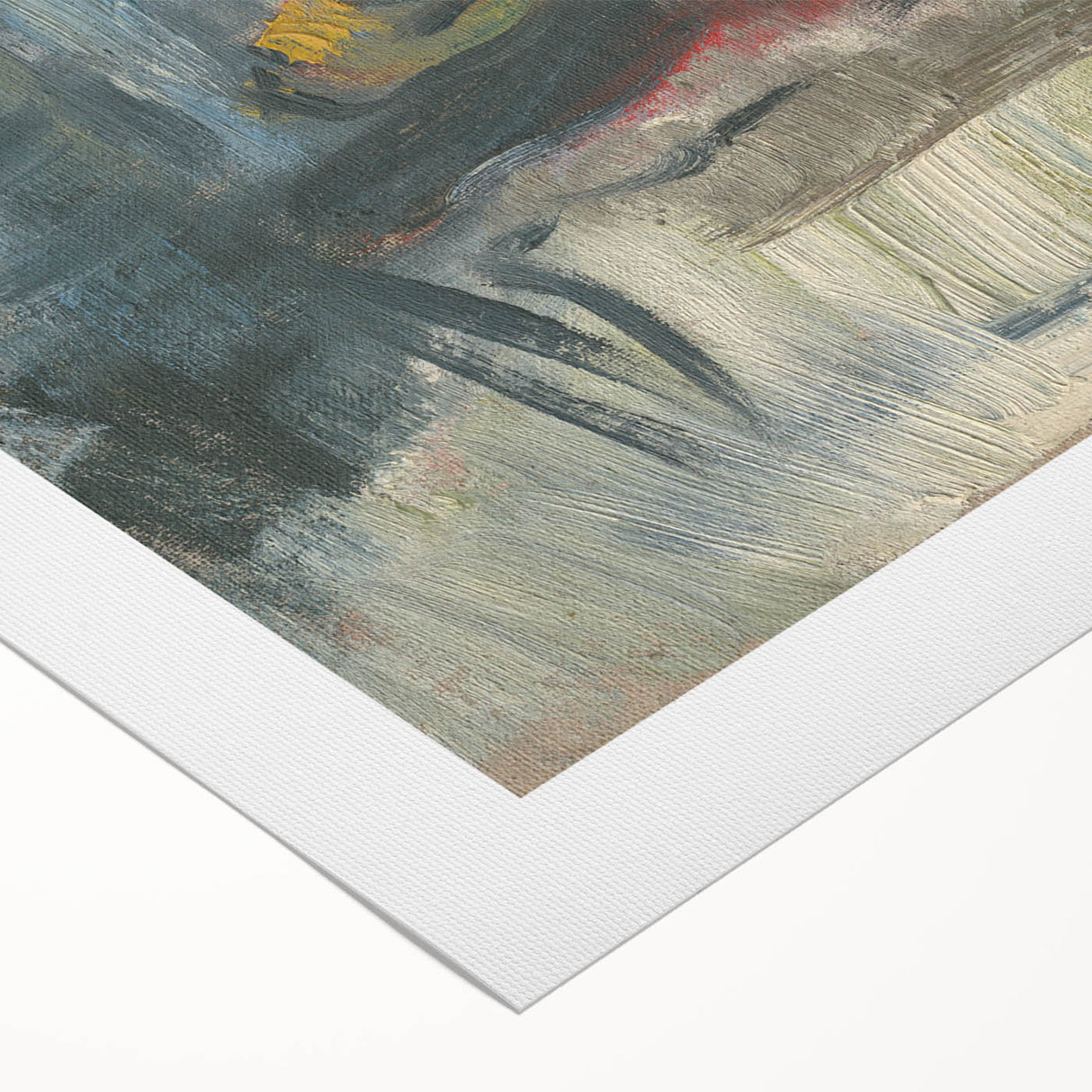 Expressionist Art - Seated Woman in Vibrant Colors