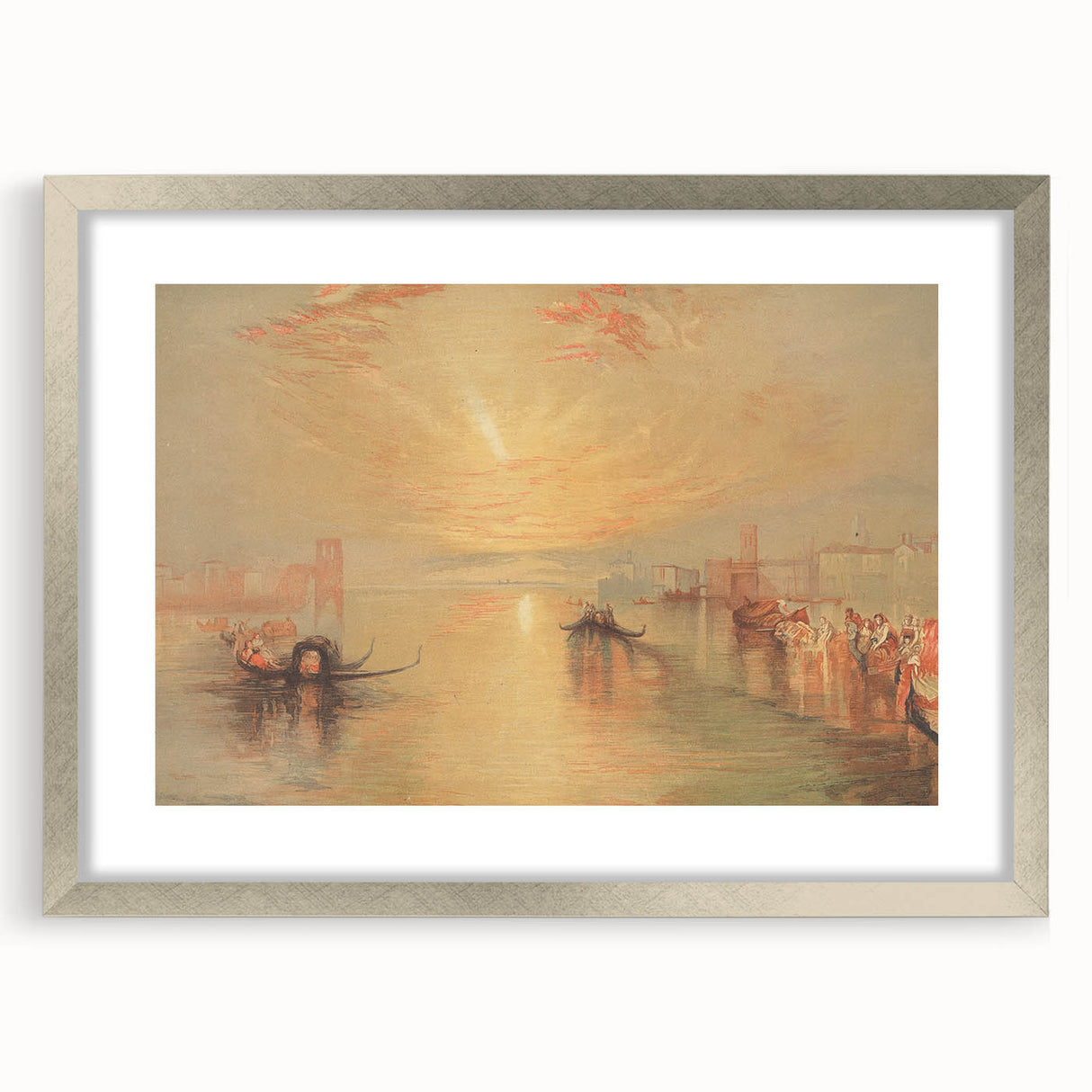 Romanticism Art: The Approach to Venice - Classic Romantic Landscape