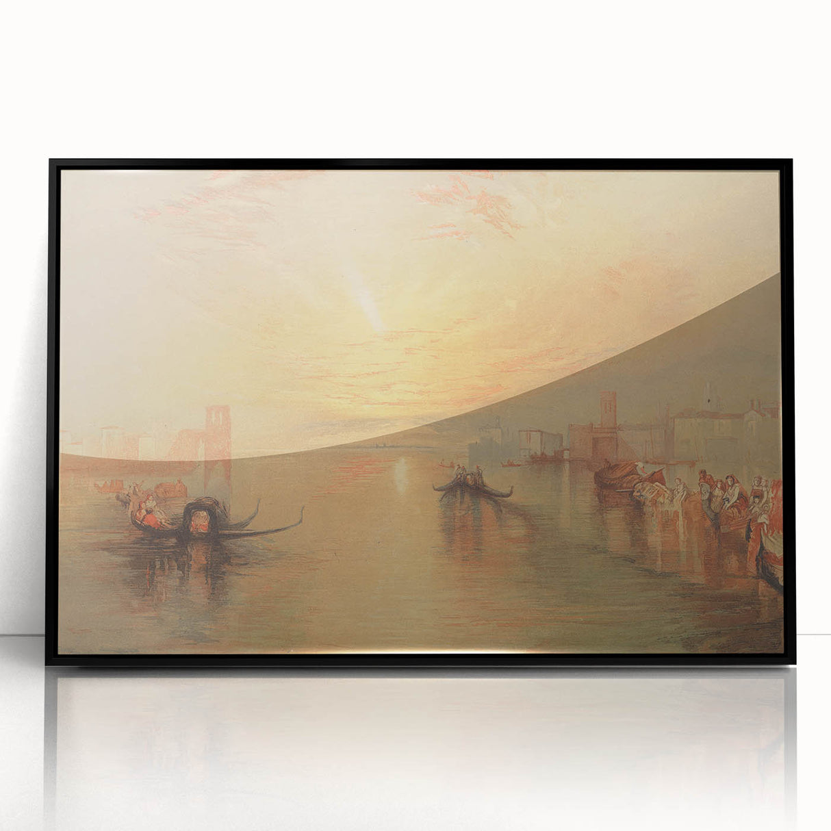 Romanticism Art: The Approach to Venice - Classic Romantic Landscape