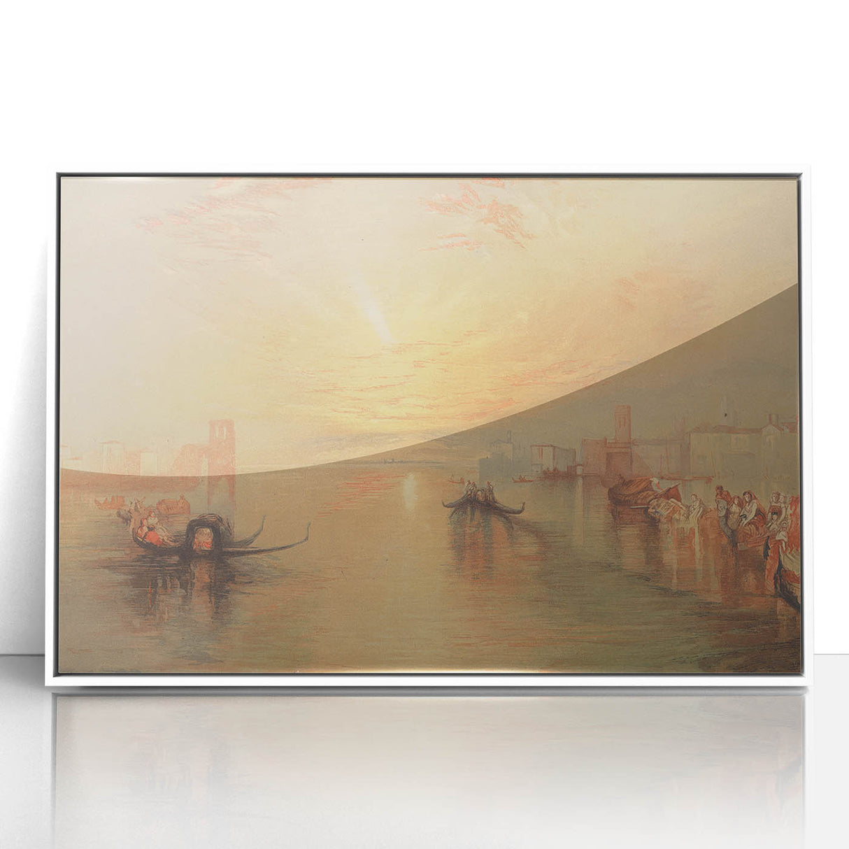 Romanticism Art: The Approach to Venice - Classic Romantic Landscape