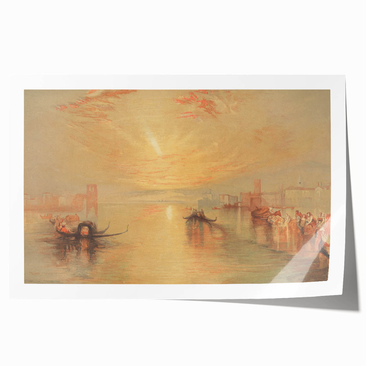 Romanticism Art: The Approach to Venice - Classic Romantic Landscape