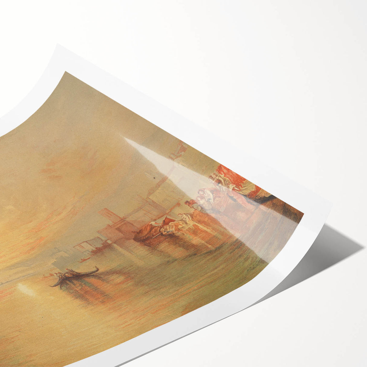 Romanticism Art: The Approach to Venice - Classic Romantic Landscape