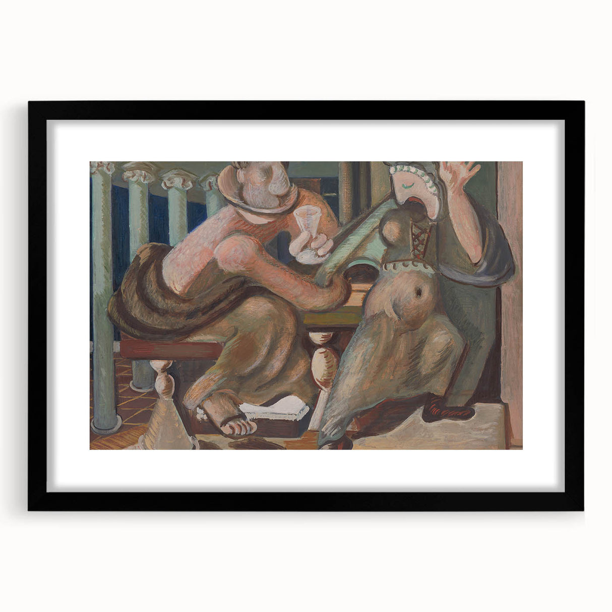 Expressionism Wall Art - Seduction in Dynamic Hues