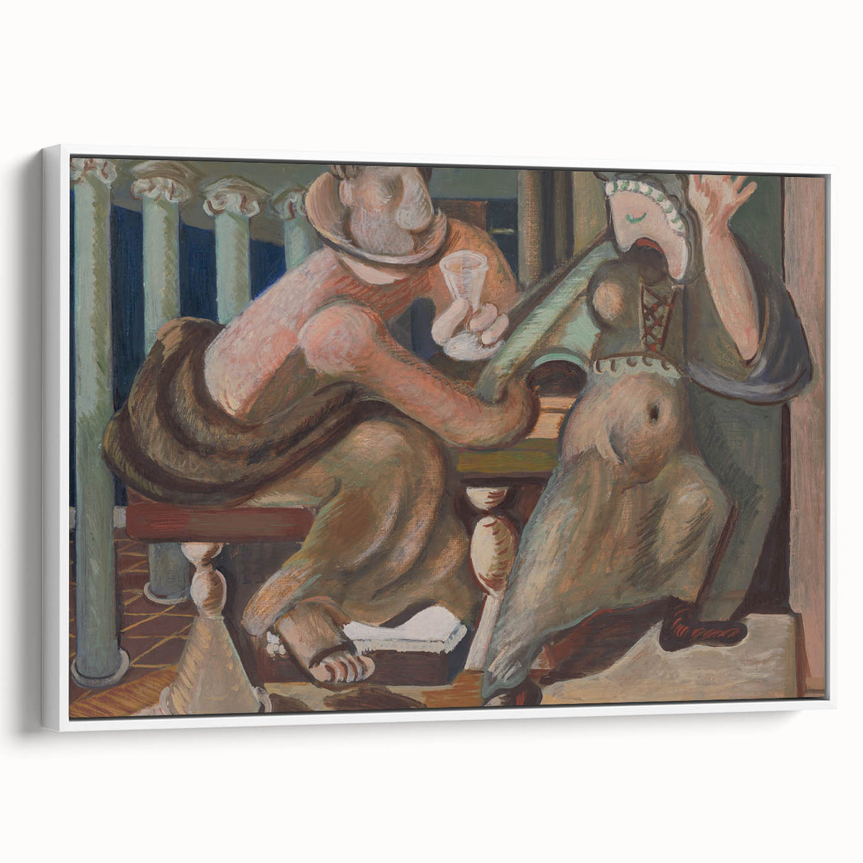 Expressionism Wall Art - Seduction in Dynamic Hues