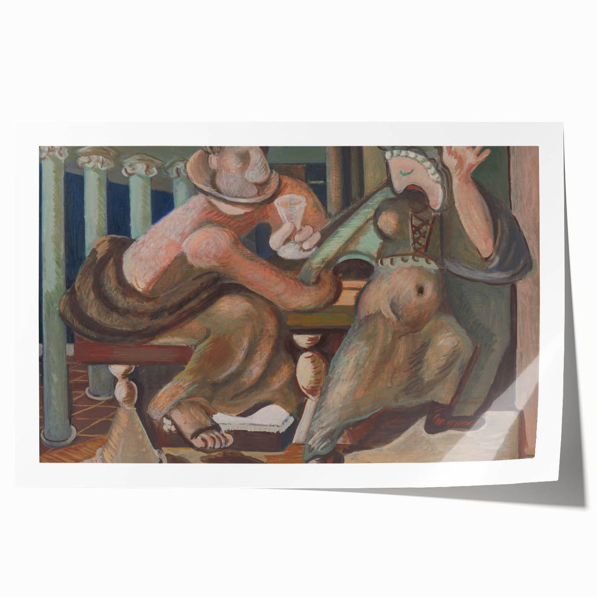 Expressionism Wall Art - Seduction in Dynamic Hues