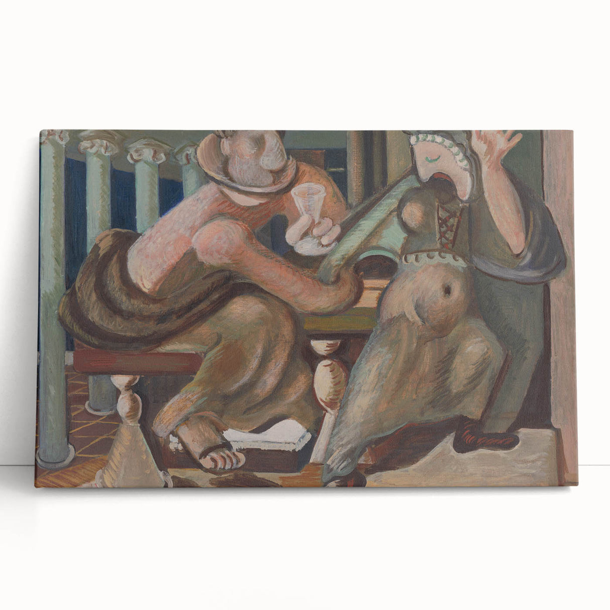 Expressionism Wall Art - Seduction in Dynamic Hues