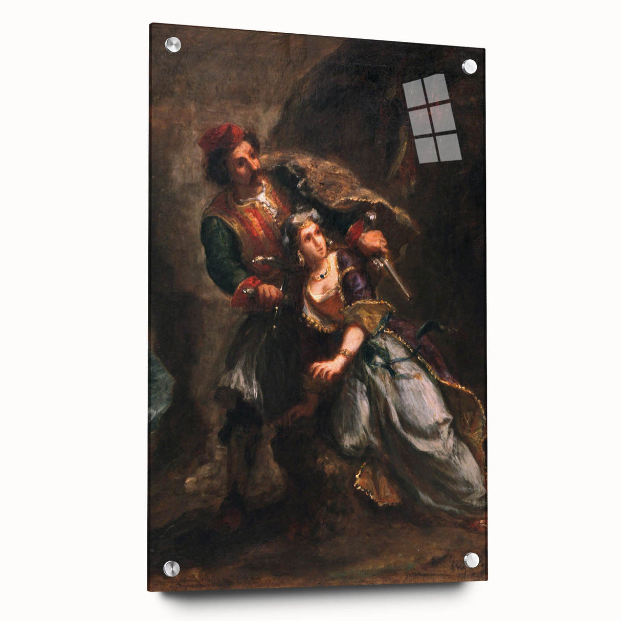 Historical Romanticism Canvas: Selim and Zuleika - Classic Romantic Art