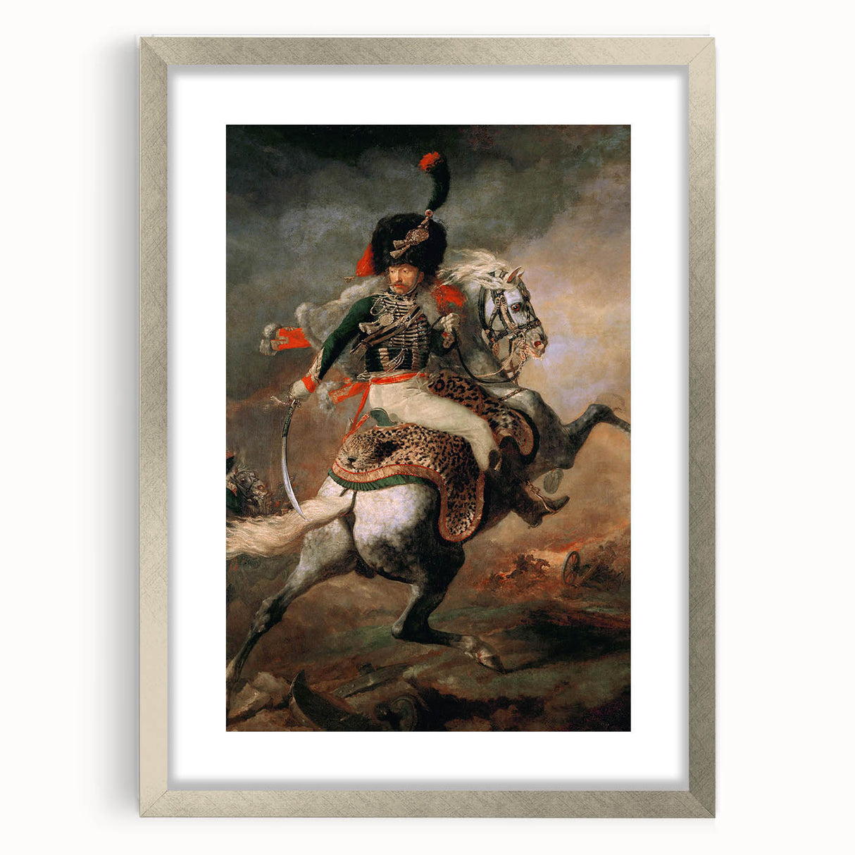 Romanticism Art: The Charging Chasseur - Famous Romantic Era Painting