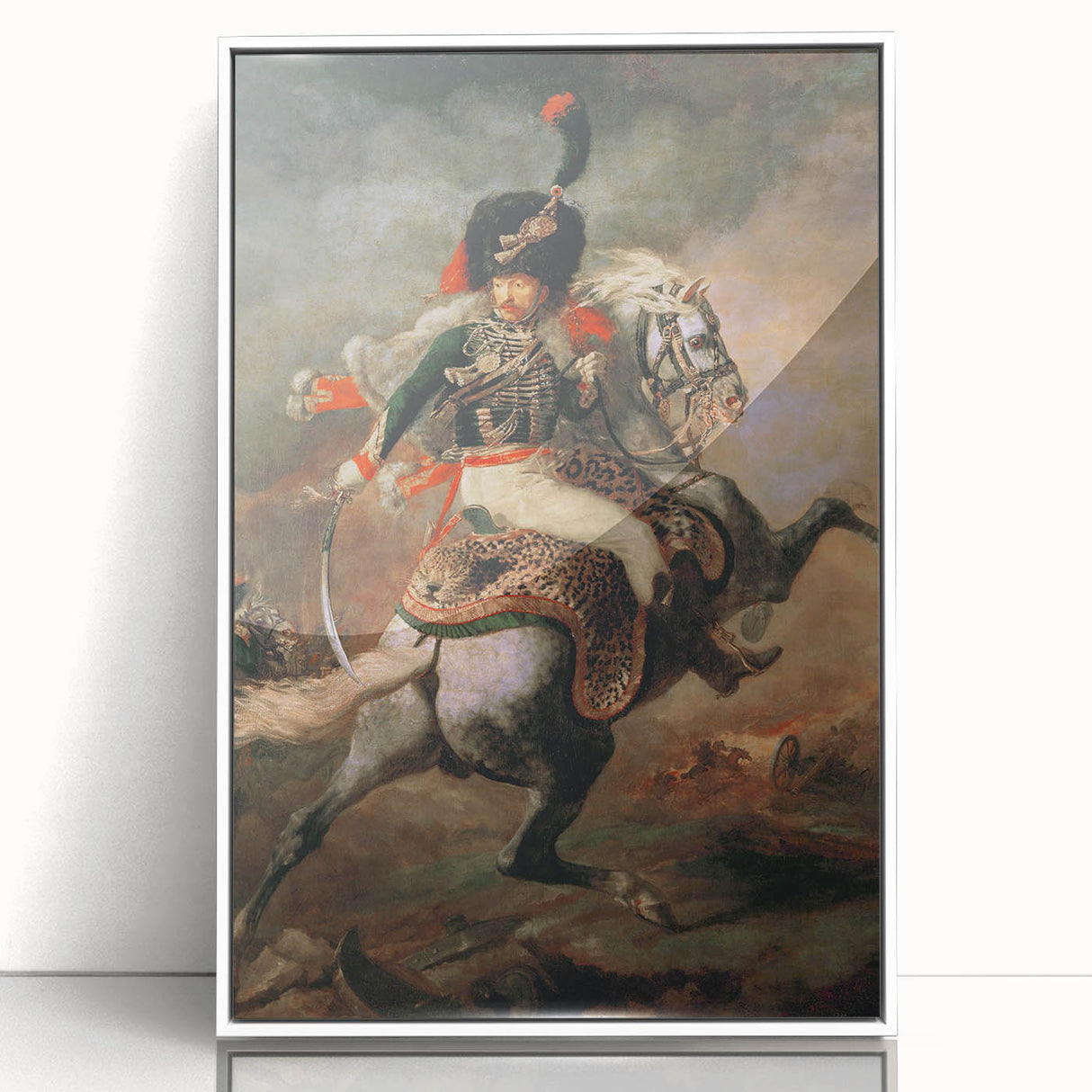Romanticism Art: The Charging Chasseur - Famous Romantic Era Painting