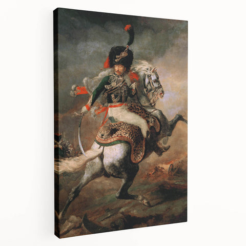 Romanticism Art: The Charging Chasseur - Famous Romantic Era Painting