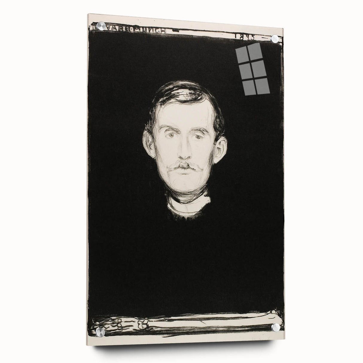 Expressionist Art - Self-Portrait by Edvard Munch