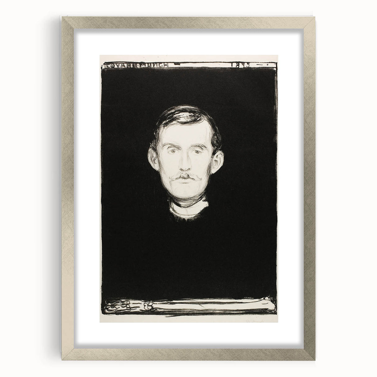 Expressionist Art - Self-Portrait by Edvard Munch