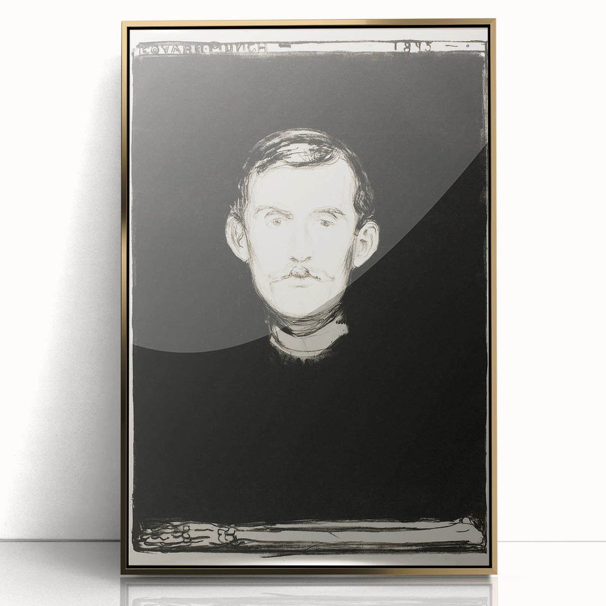 Expressionist Art - Self-Portrait by Edvard Munch