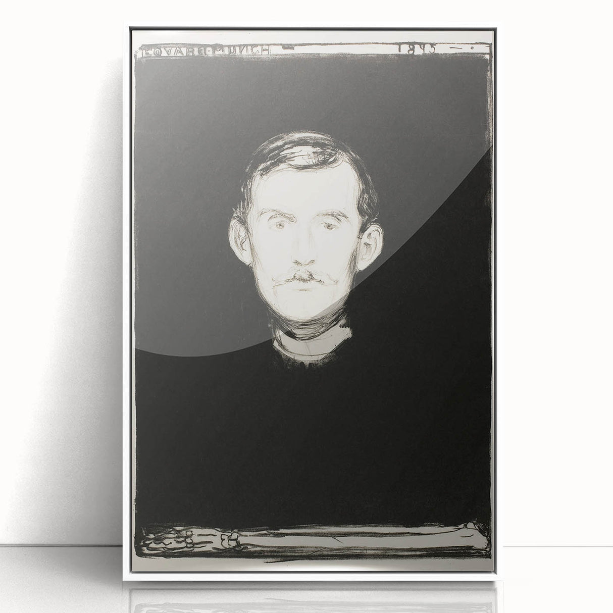 Expressionist Art - Self-Portrait by Edvard Munch