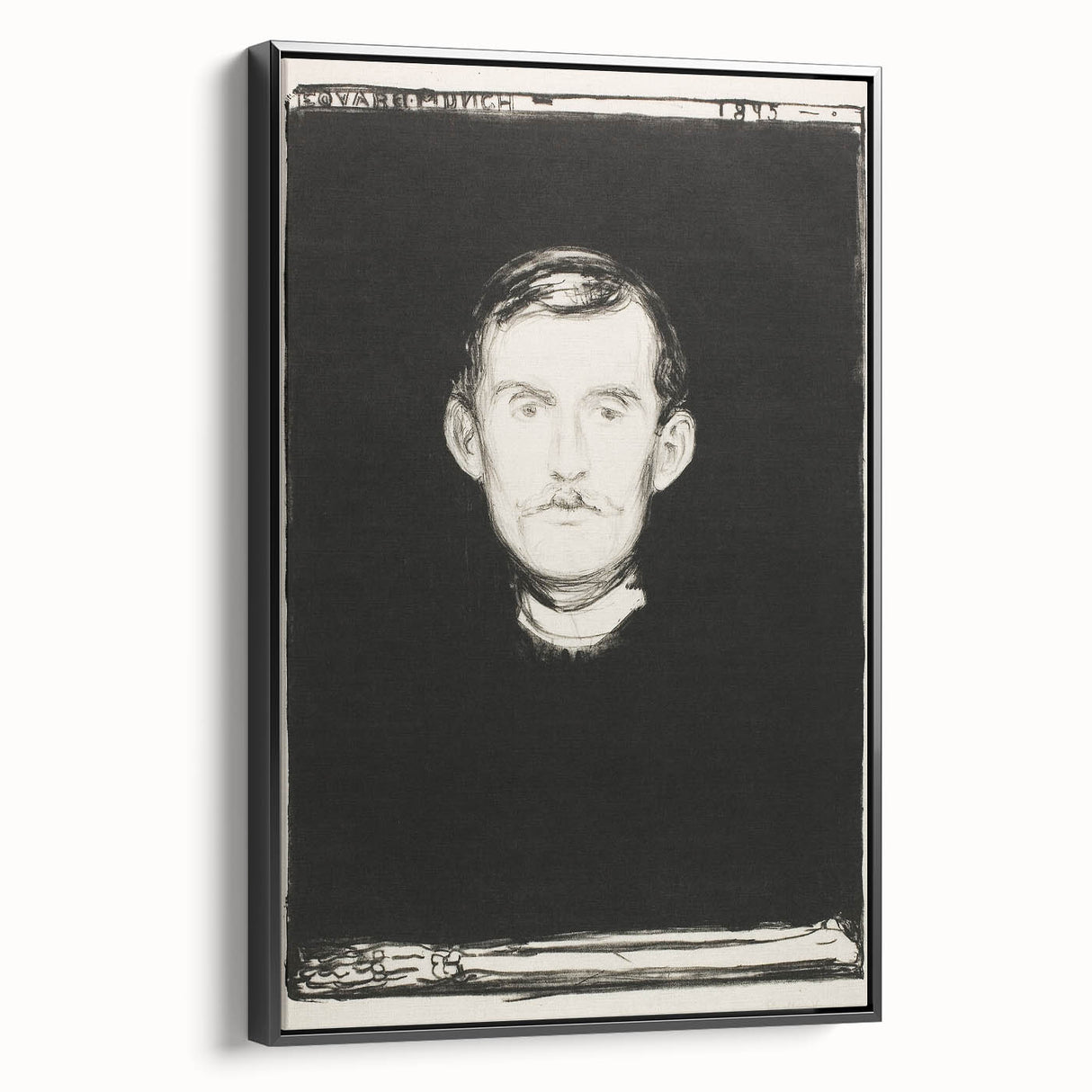 Expressionist Art - Self-Portrait by Edvard Munch