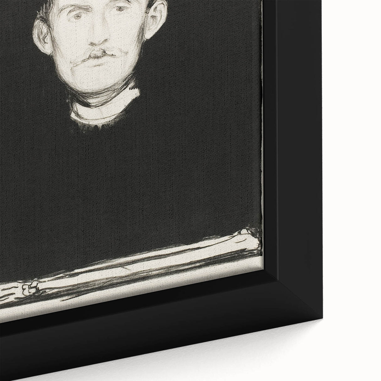 Expressionist Art - Self-Portrait by Edvard Munch