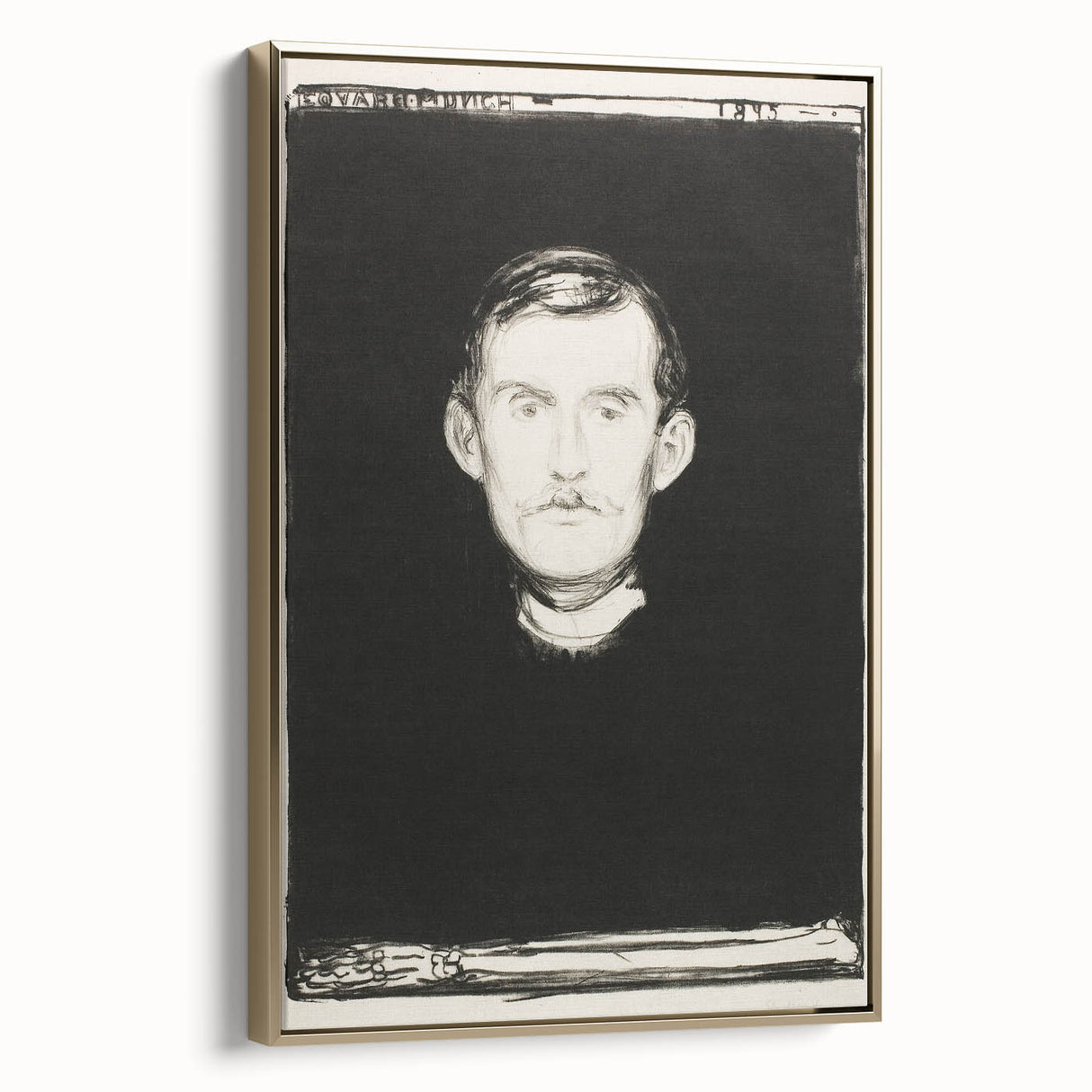 Expressionist Art - Self-Portrait by Edvard Munch