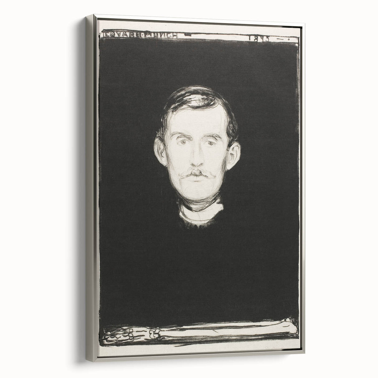 Expressionist Art - Self-Portrait by Edvard Munch