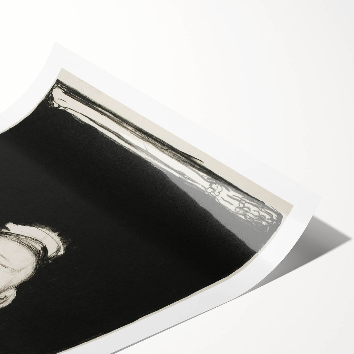 Expressionist Art - Self-Portrait by Edvard Munch