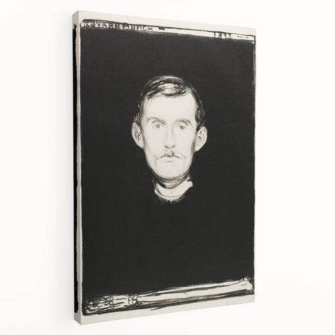 Expressionist Art - Self-Portrait by Edvard Munch