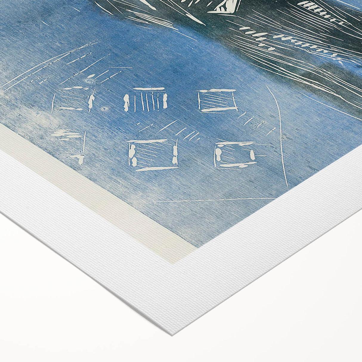 Expressionist Art - Self-Portrait in Moonlight