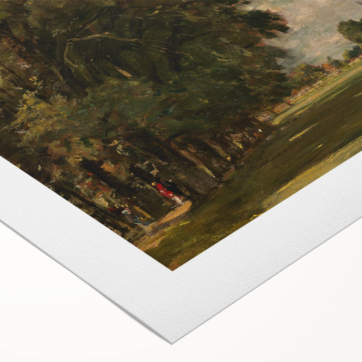 Romanticism Art: Salisbury Cathedral - Classic Landscape by John Constable