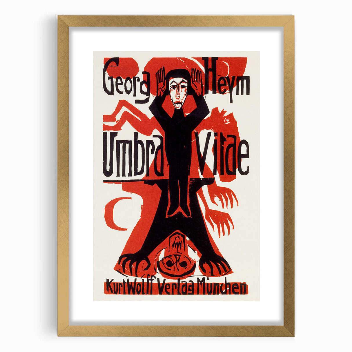 Expressionism Wall Art - Shadow of Life by Ernst Ludwig Kirchner