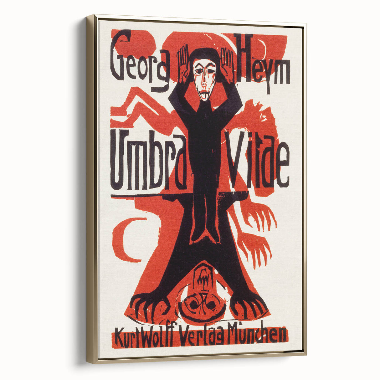 Expressionism Wall Art - Shadow of Life by Ernst Ludwig Kirchner
