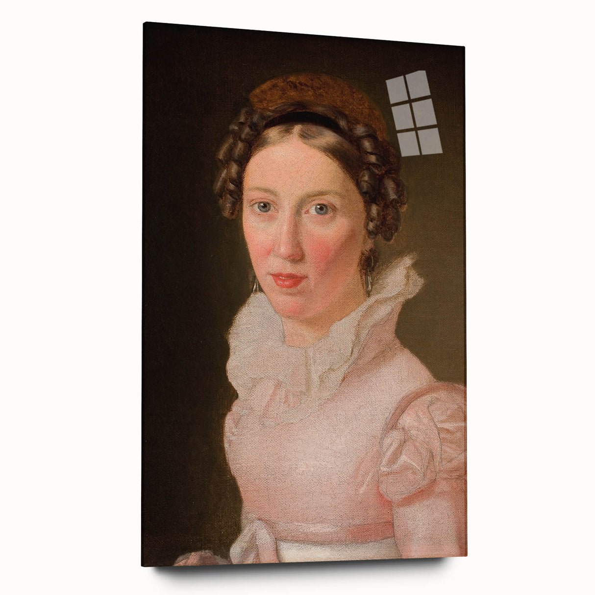 Romantic Art Prints: Suzanne Juel Portrait - Classic Romanticism Canvas