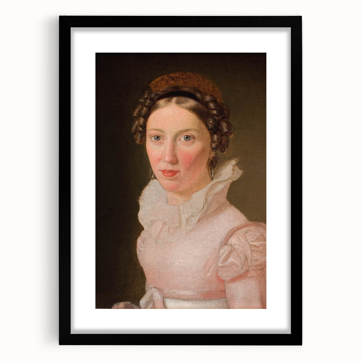 Romantic Art Prints: Suzanne Juel Portrait - Classic Romanticism Canvas