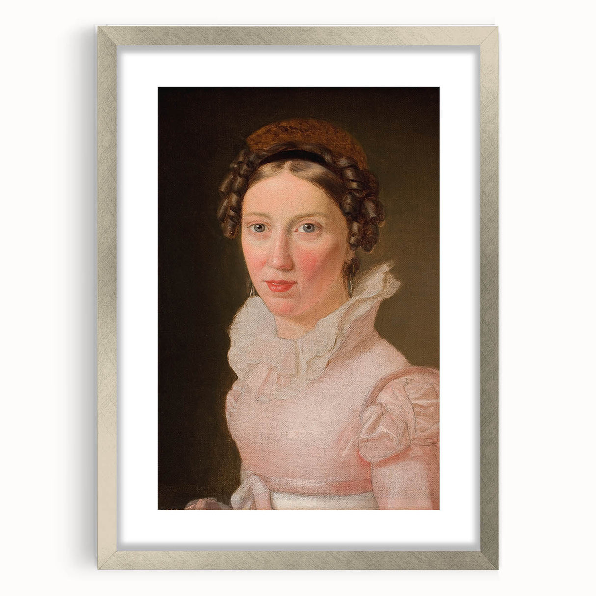 Romantic Art Prints: Suzanne Juel Portrait - Classic Romanticism Canvas