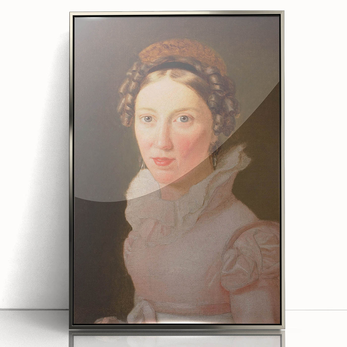 Romantic Art Prints: Suzanne Juel Portrait - Classic Romanticism Canvas