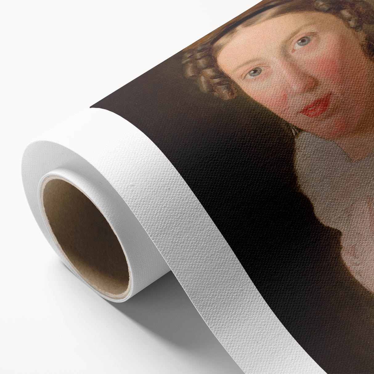 Romantic Art Prints: Suzanne Juel Portrait - Classic Romanticism Canvas