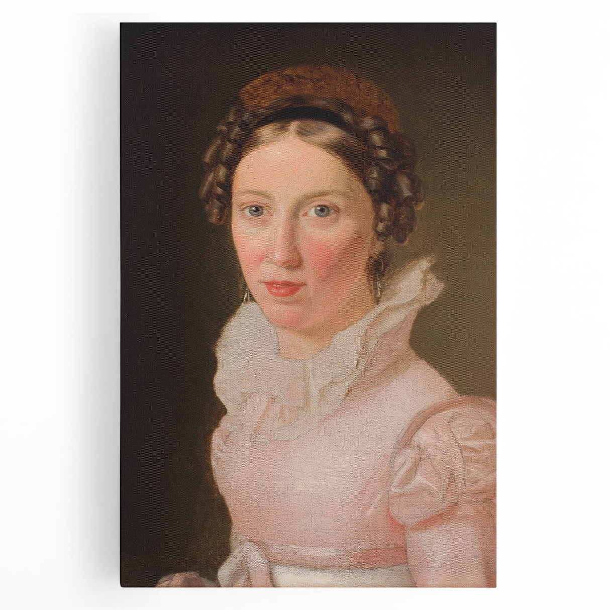 Romantic Art Prints: Suzanne Juel Portrait - Classic Romanticism Canvas